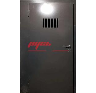 дверь тамбурная с решетчатым смотровым окном